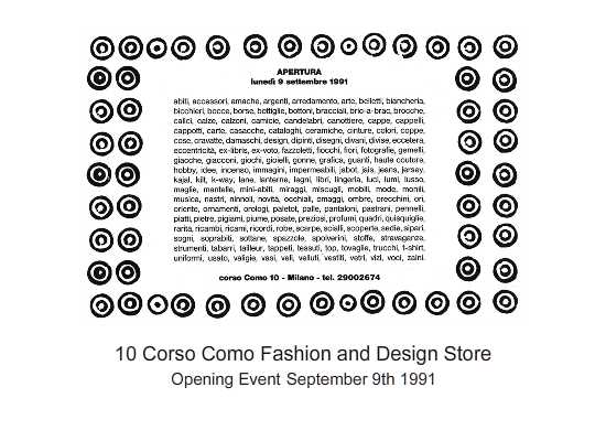 10 Corso Como Opening