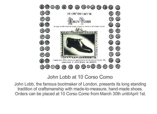 John Lobb at 10 Corso Como