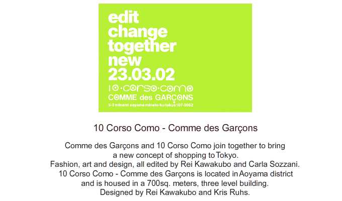 10 Corso Como - Comme des Garçons