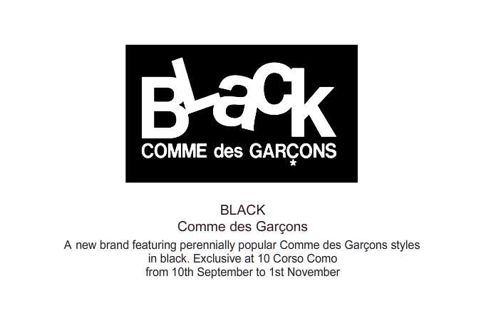 Black Comme des Garçons